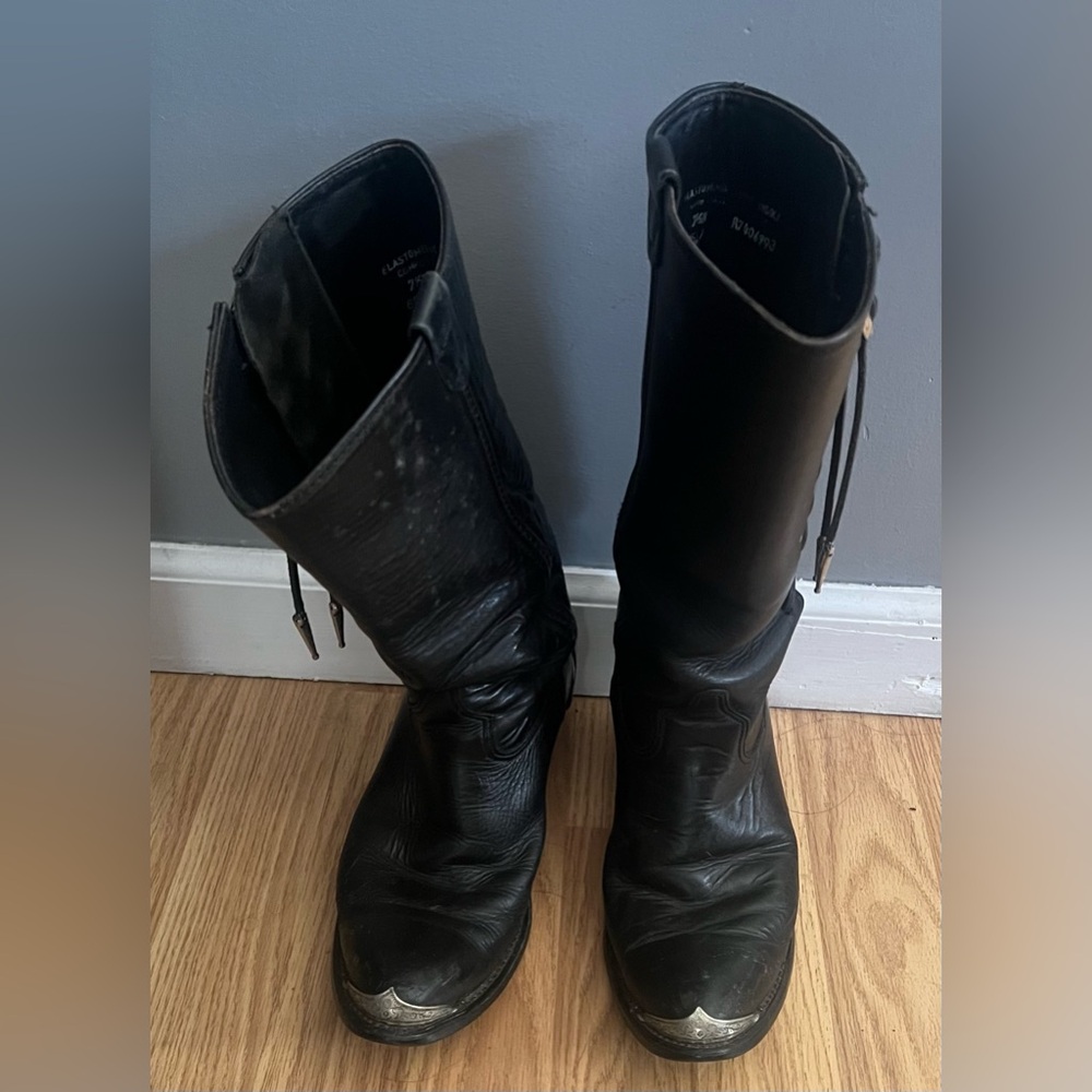 Black Leather Boots
